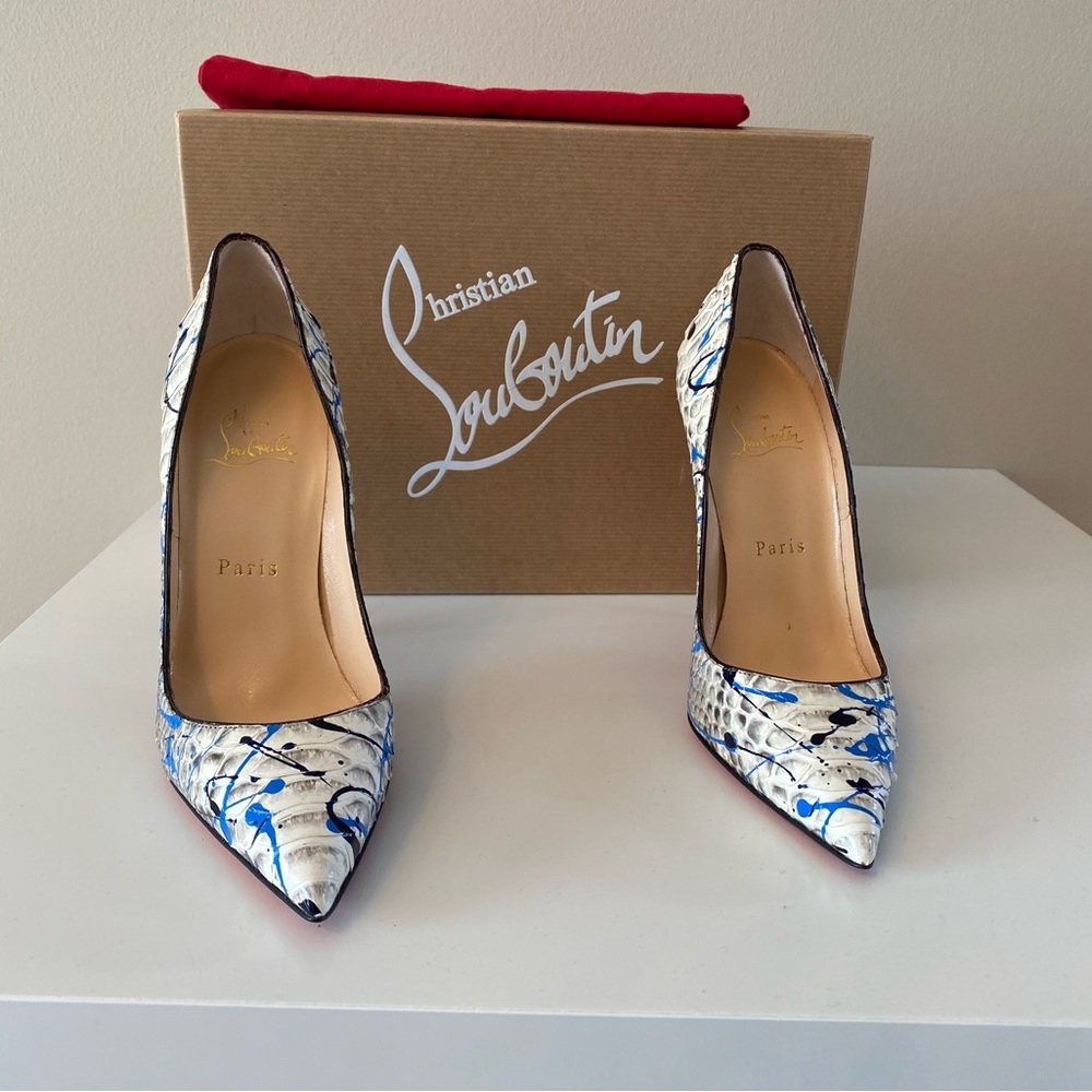 Christian Louboutin Vulcano Python 37